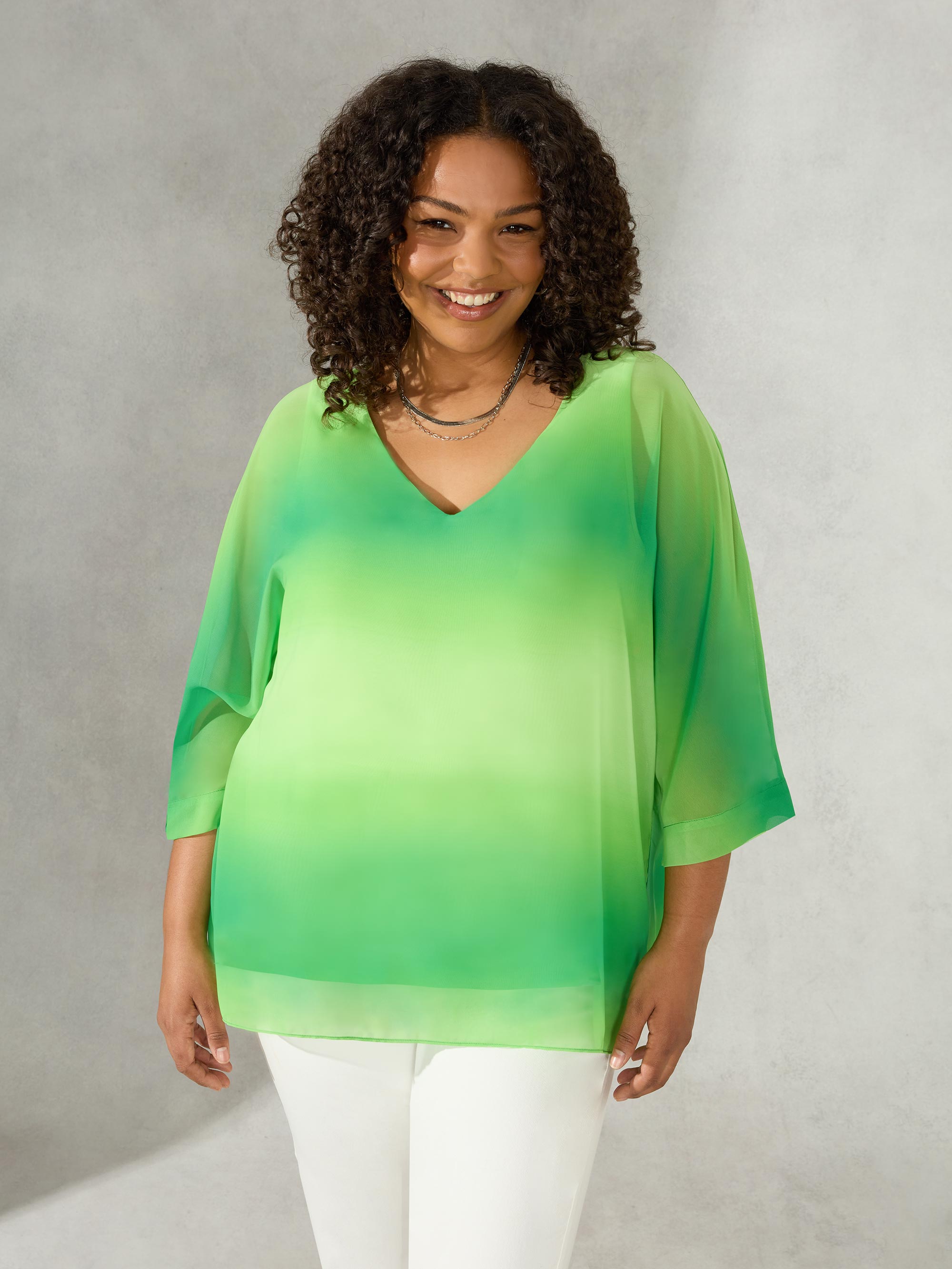 Lime green clearance plus size clothing