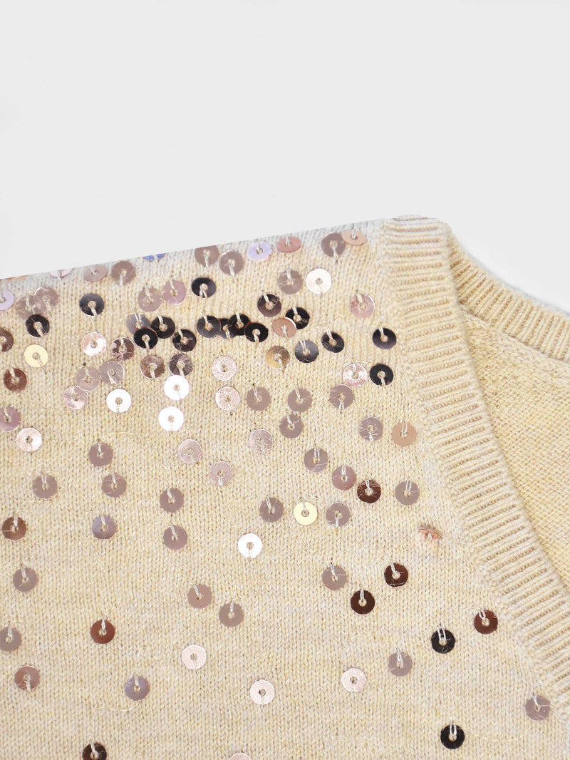 Gold Sequin Jumper