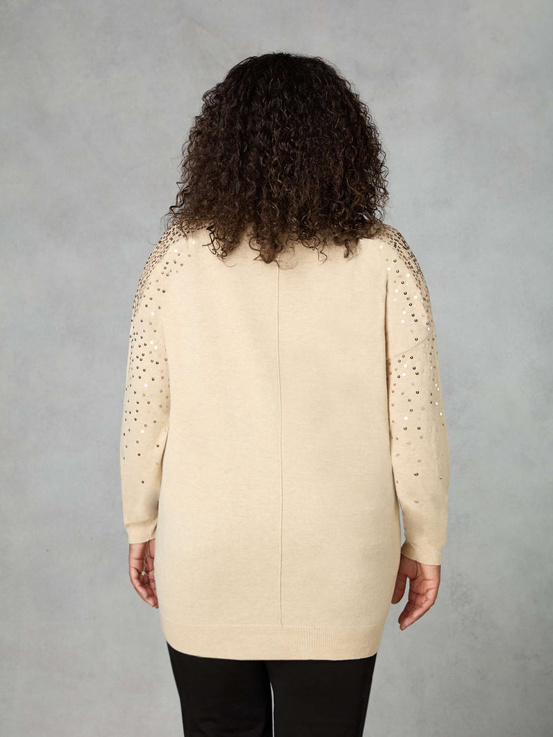 Gold Sequin Jumper