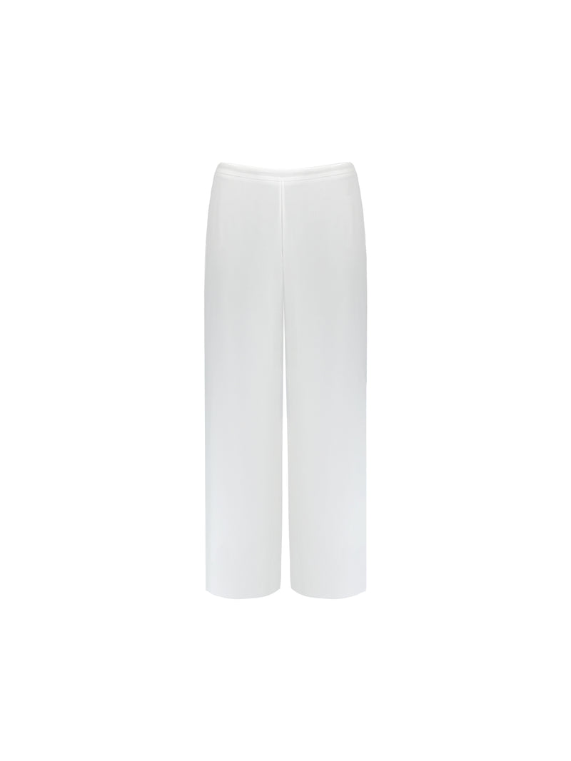 Ivory Chiffon Lined Trouser