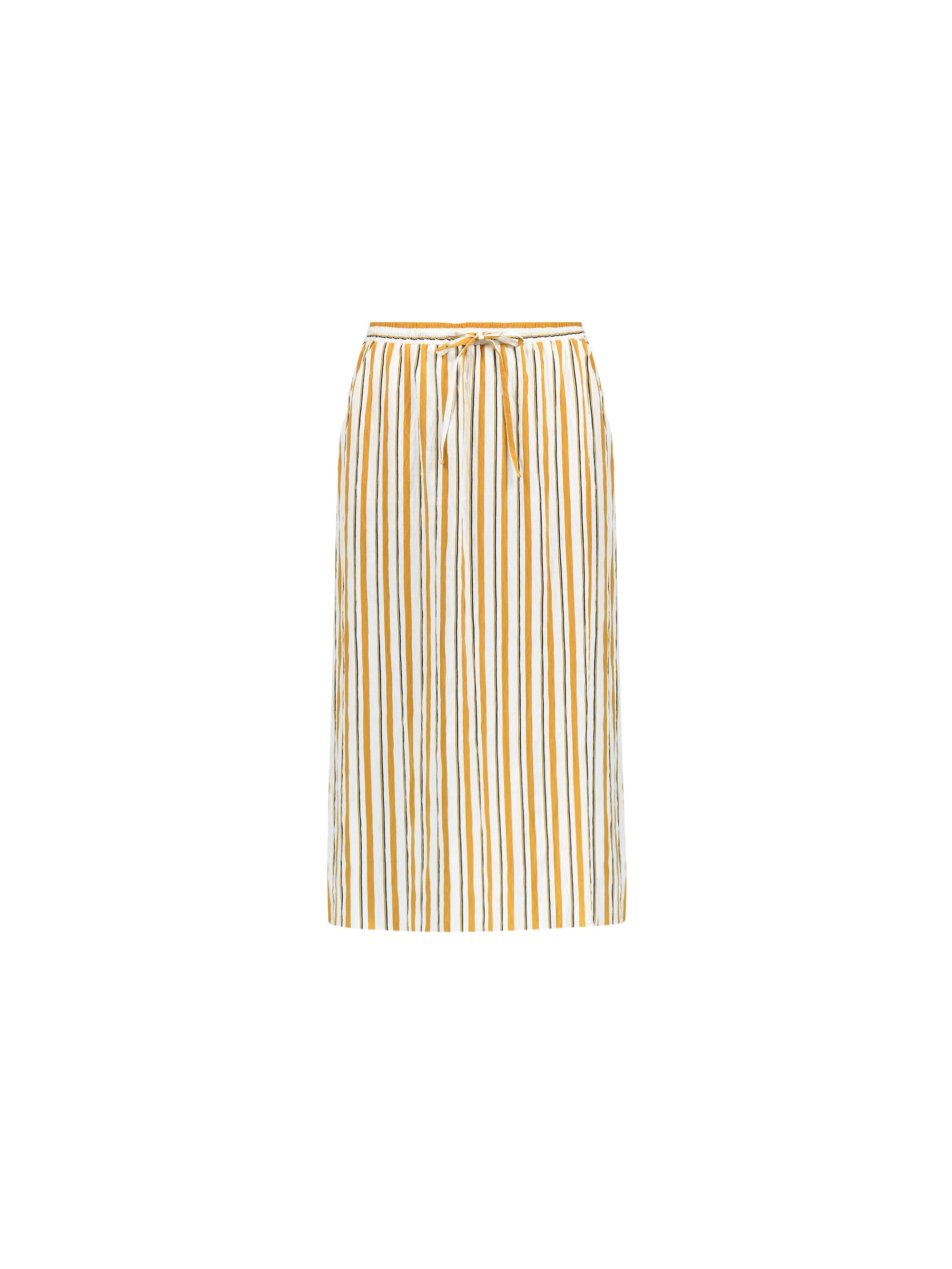 Tan Stripe Maxi Skirt