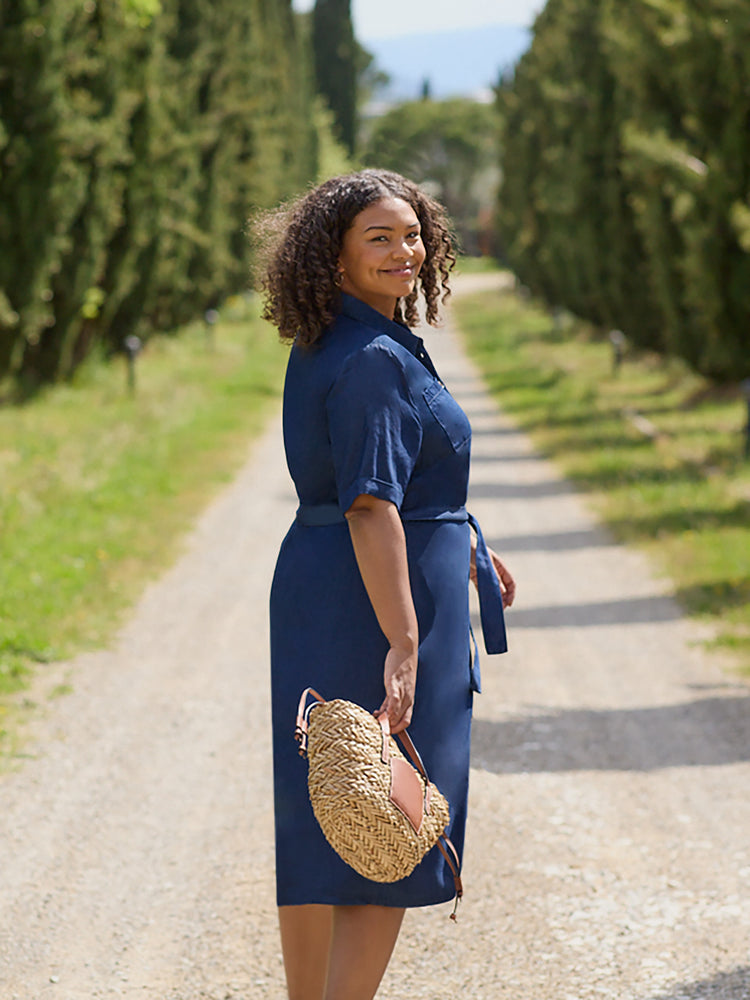 Denim Shirt Dress