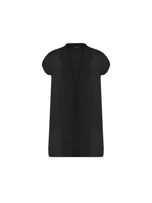 Black Longline Cardigan
