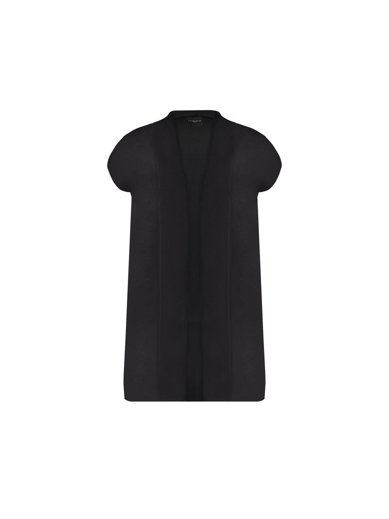 Black Longline Cardigan