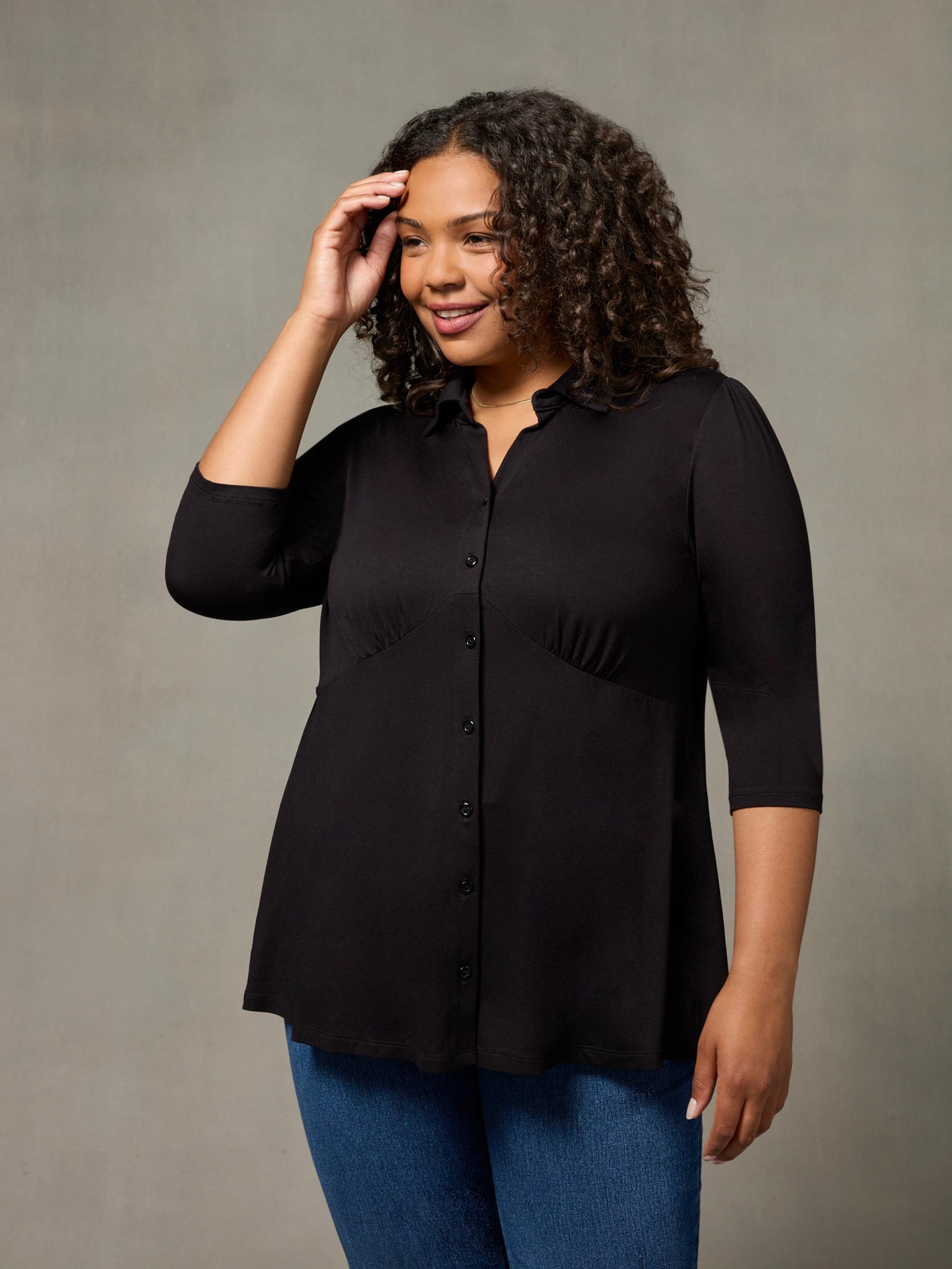 Black Empire Line Shirt