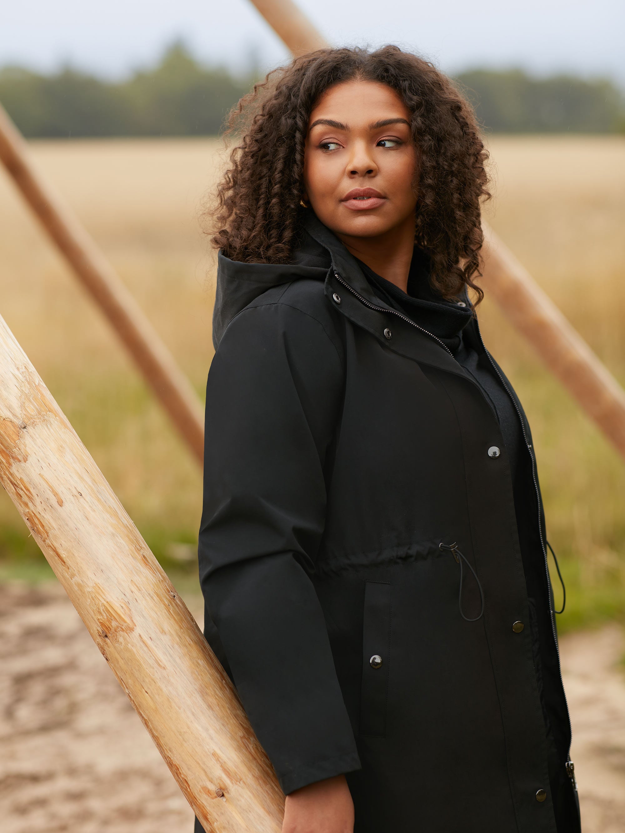 Outrider Womens Rain Coat With Hood Outrider Full Length