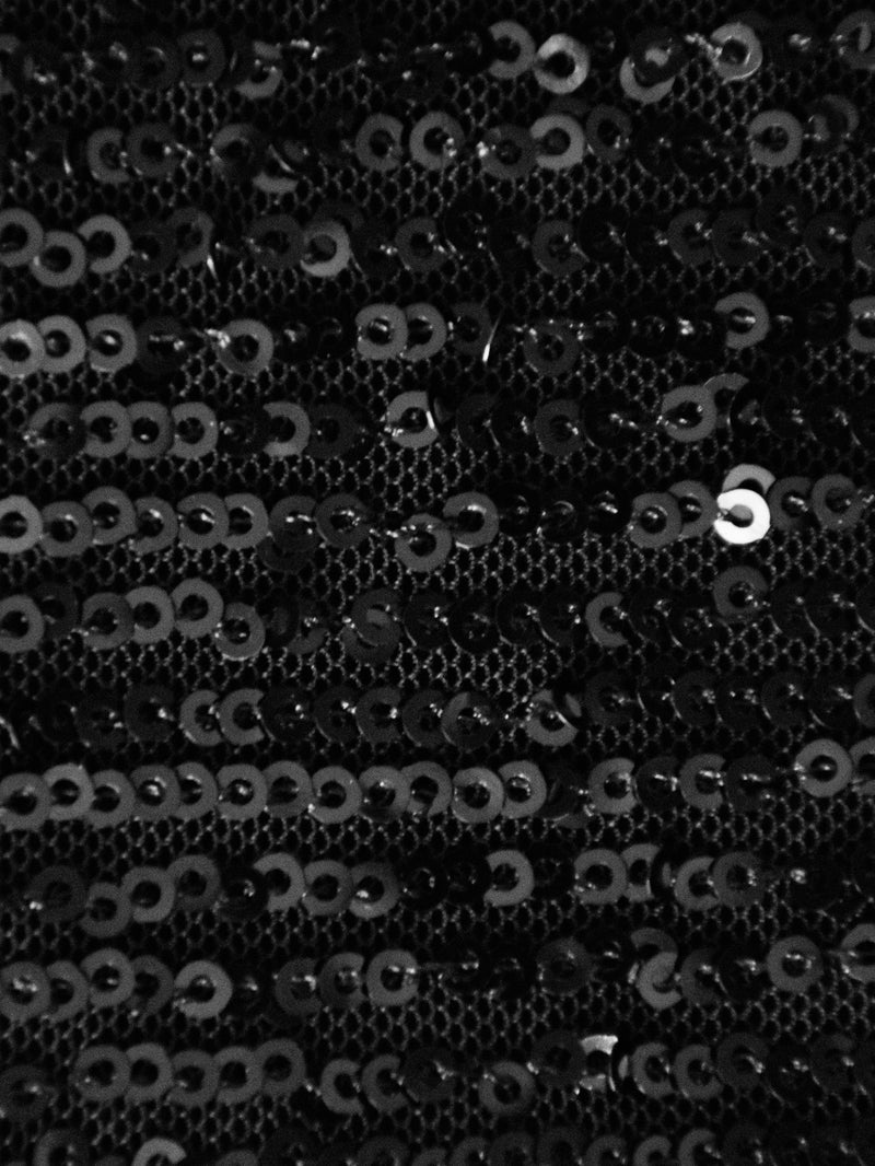 Black Sequin T-Shirt