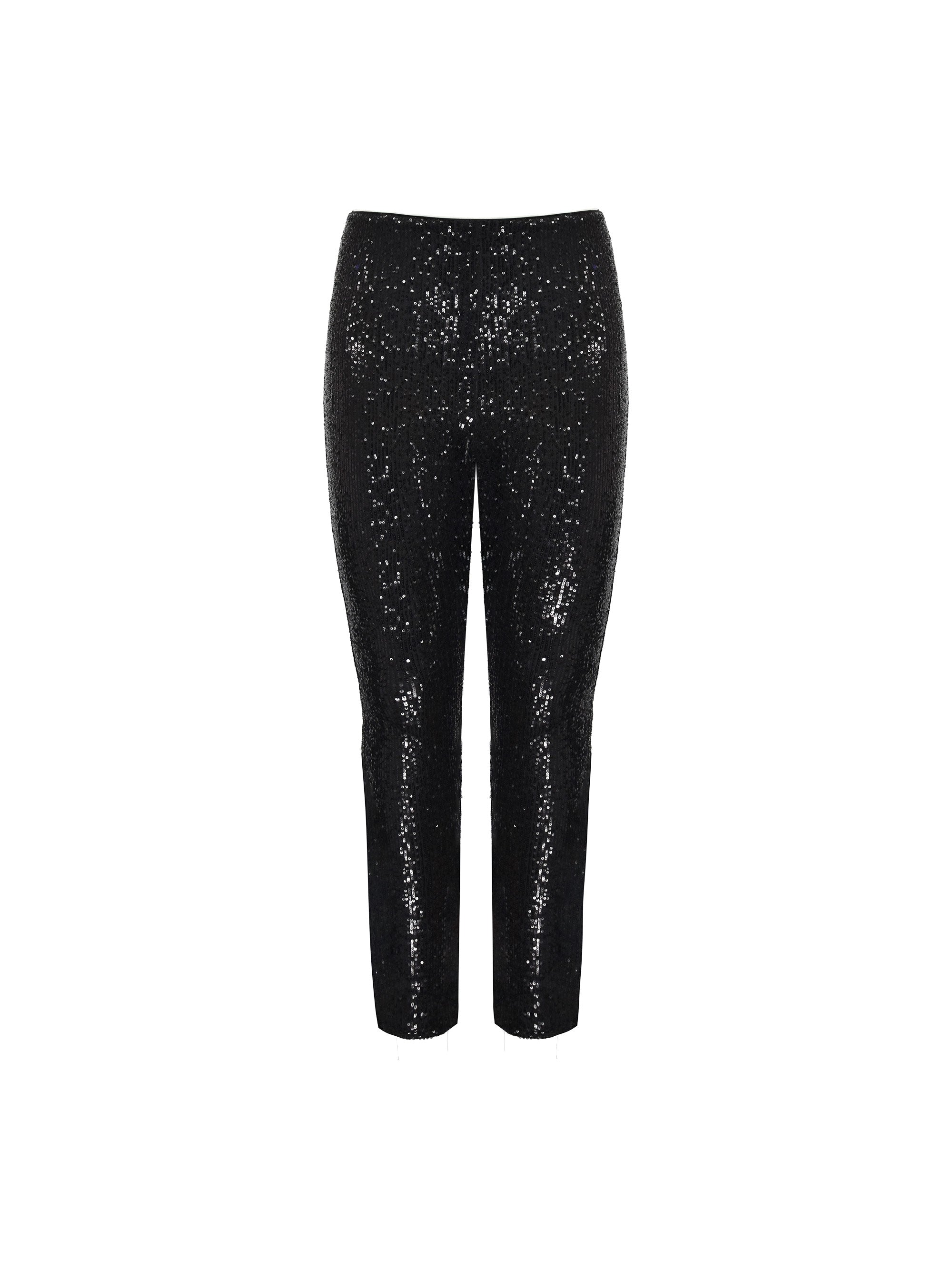 Black Sequin Leggings