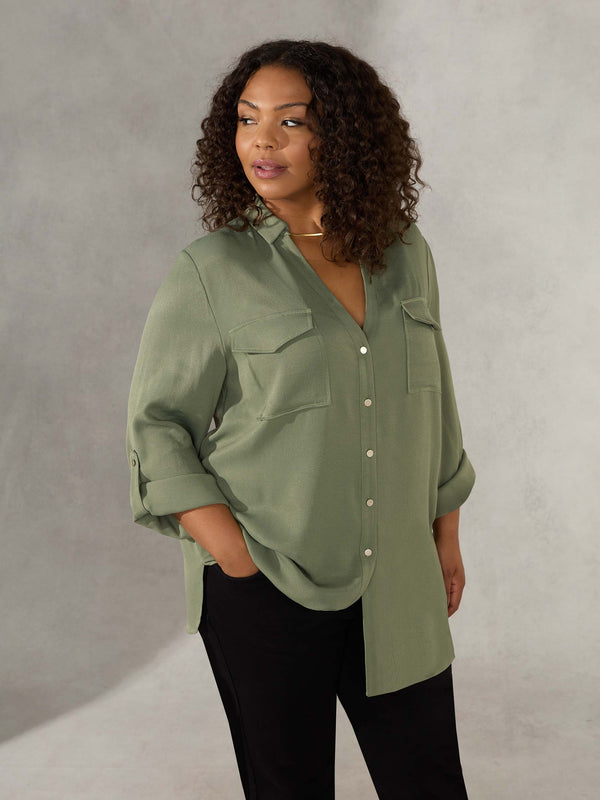 Khaki Utility Shirt