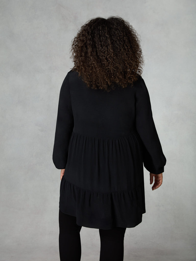 Black Tiered Tunic
