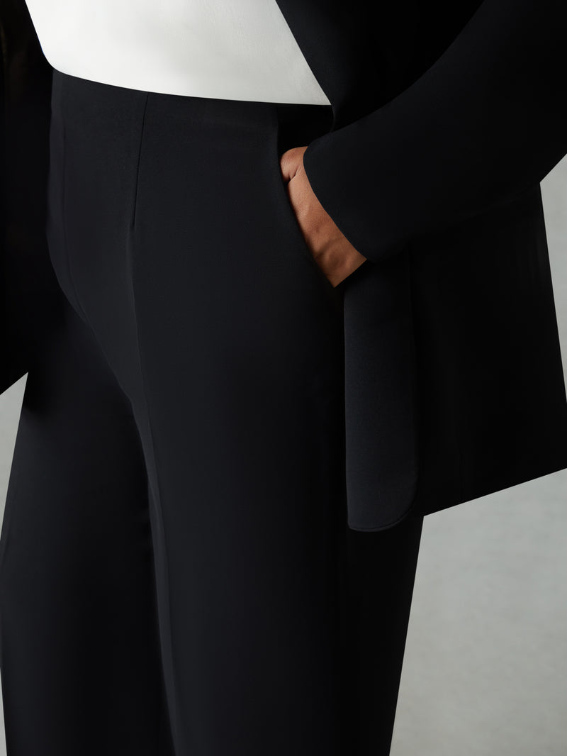 Black Wide Leg Trousers