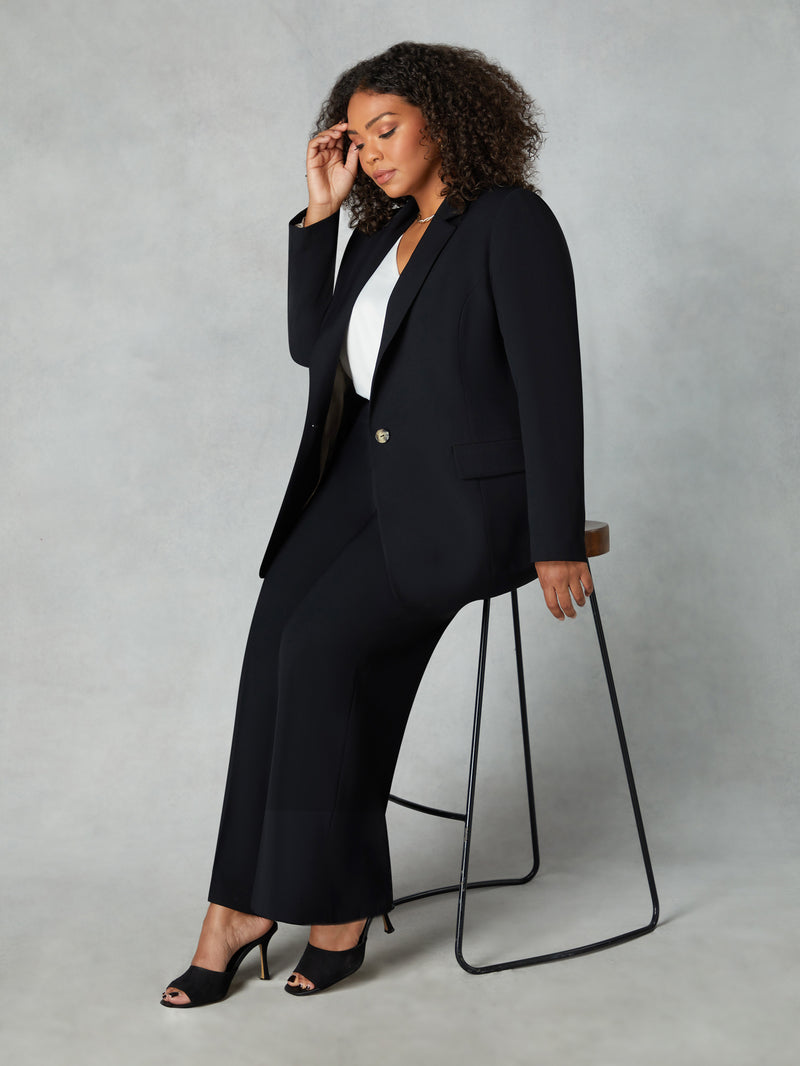 Black Wide Leg Trousers