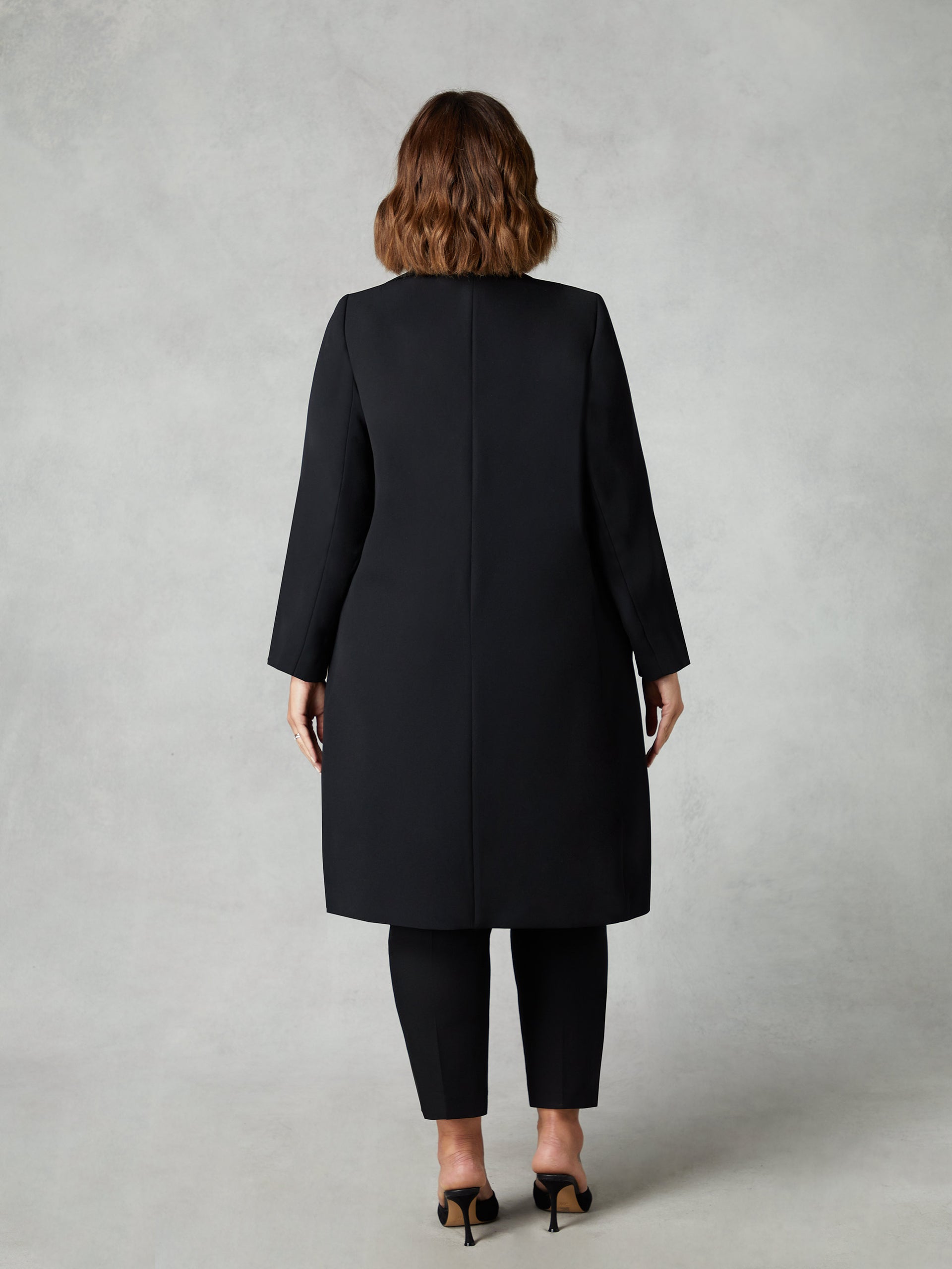 Alysi Black Tailored Jackets main image 0