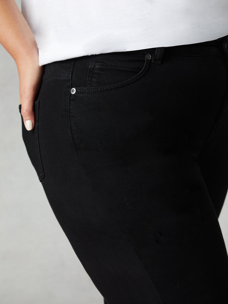 Black Comfort Stretch Jeans