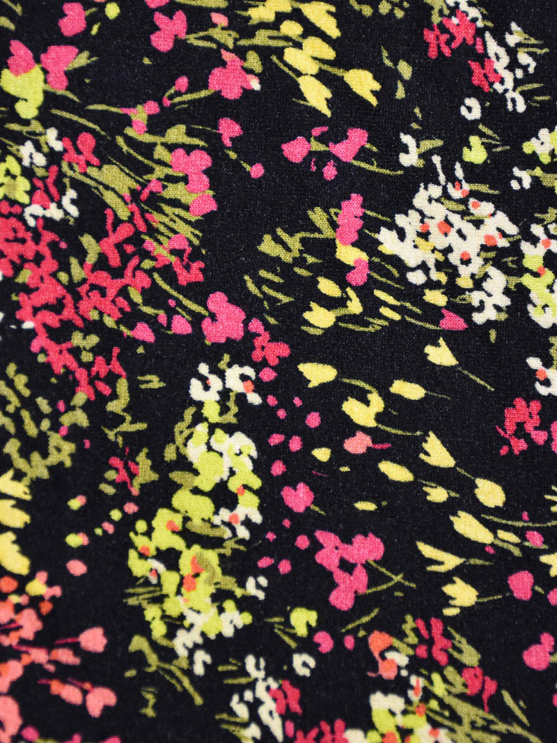 Multi Ditsy Empire Seam Midi Dress