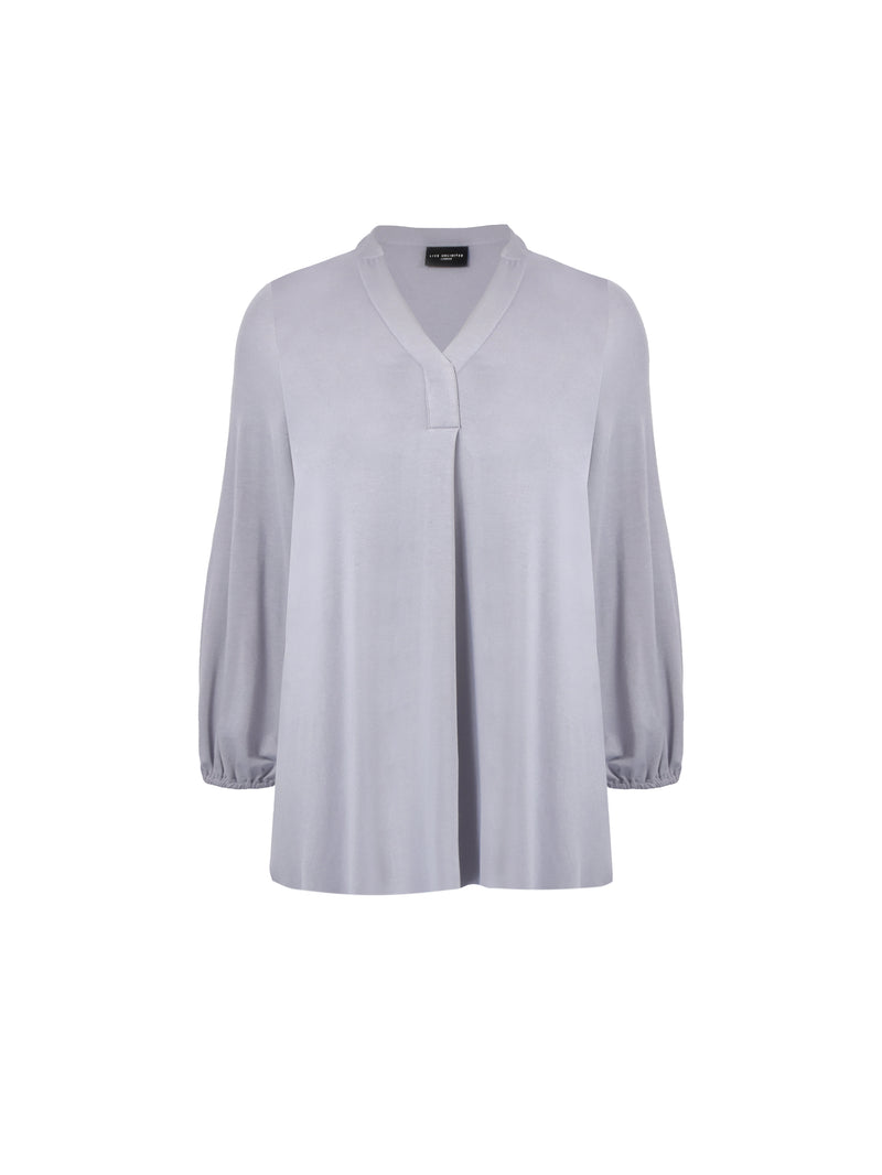 Grey Jersey Relaxed Tunic