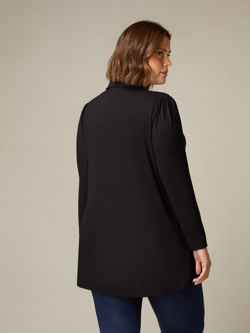 Black Jersey Shirt