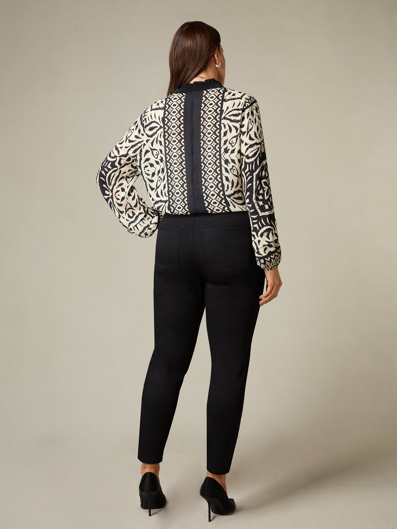 Petite Black Denim Jeggings