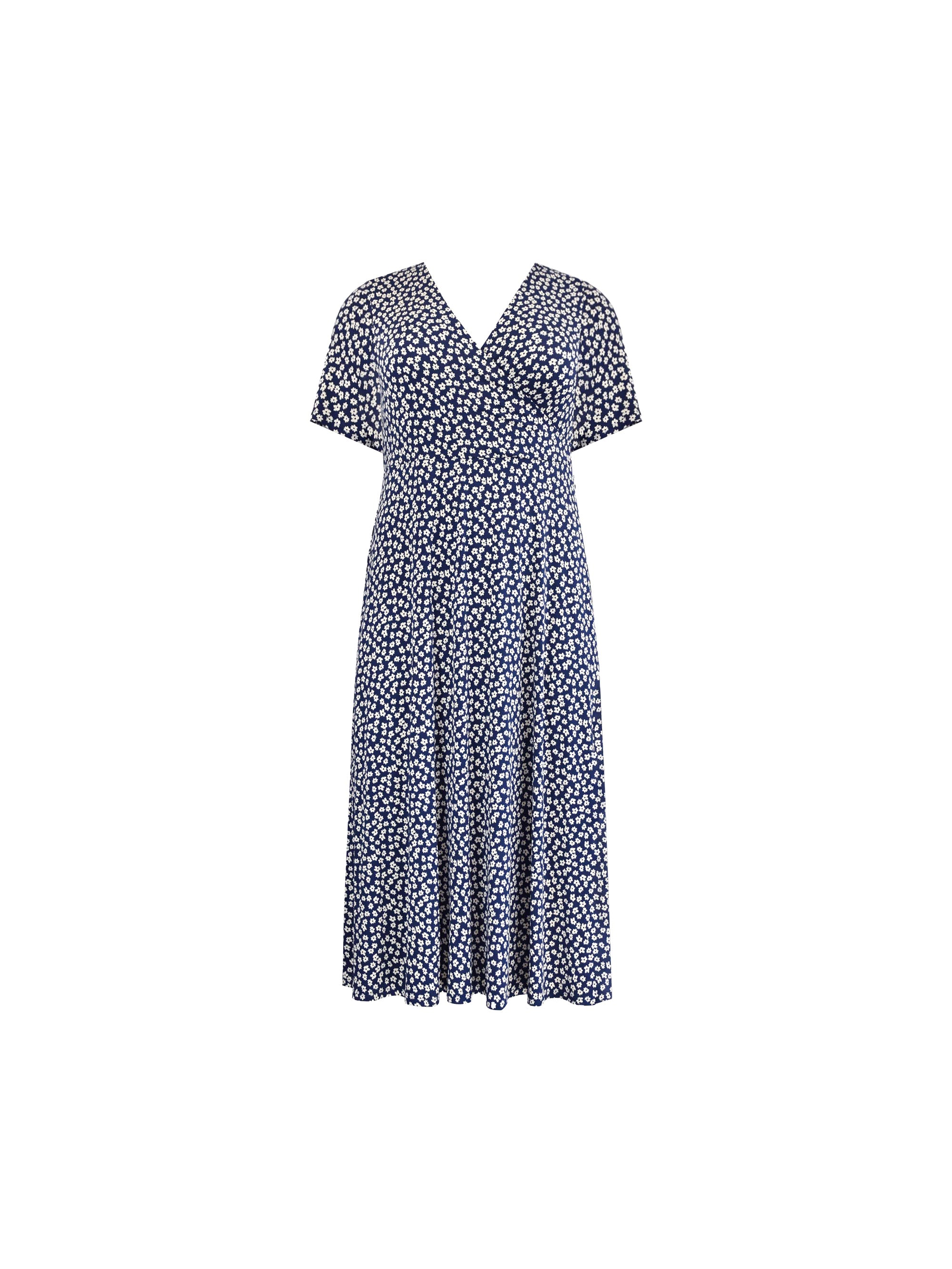 Robe GUESS En Jersey, Imprimé Floral Ditsy Style Vintage, Taille XS, Neuve Avec étiquettes