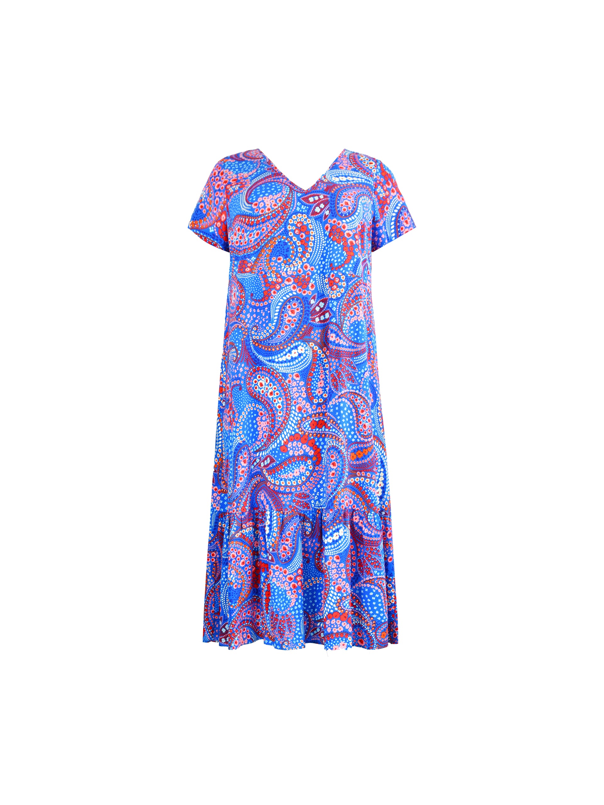 Paisley Print V-neck Blouse main image 1