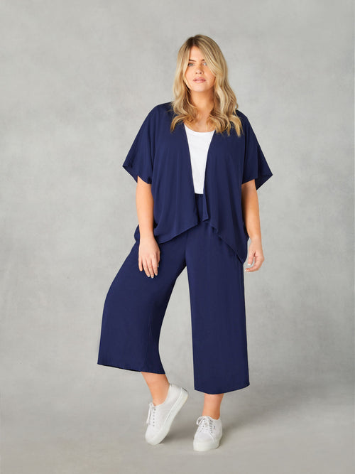 Navy Batwing Cover Up