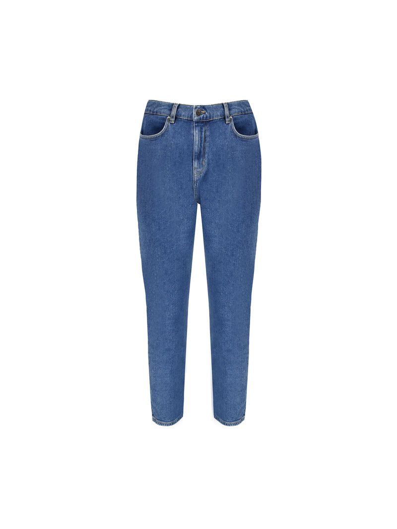 Mid Blue Mom Comfort Jeans