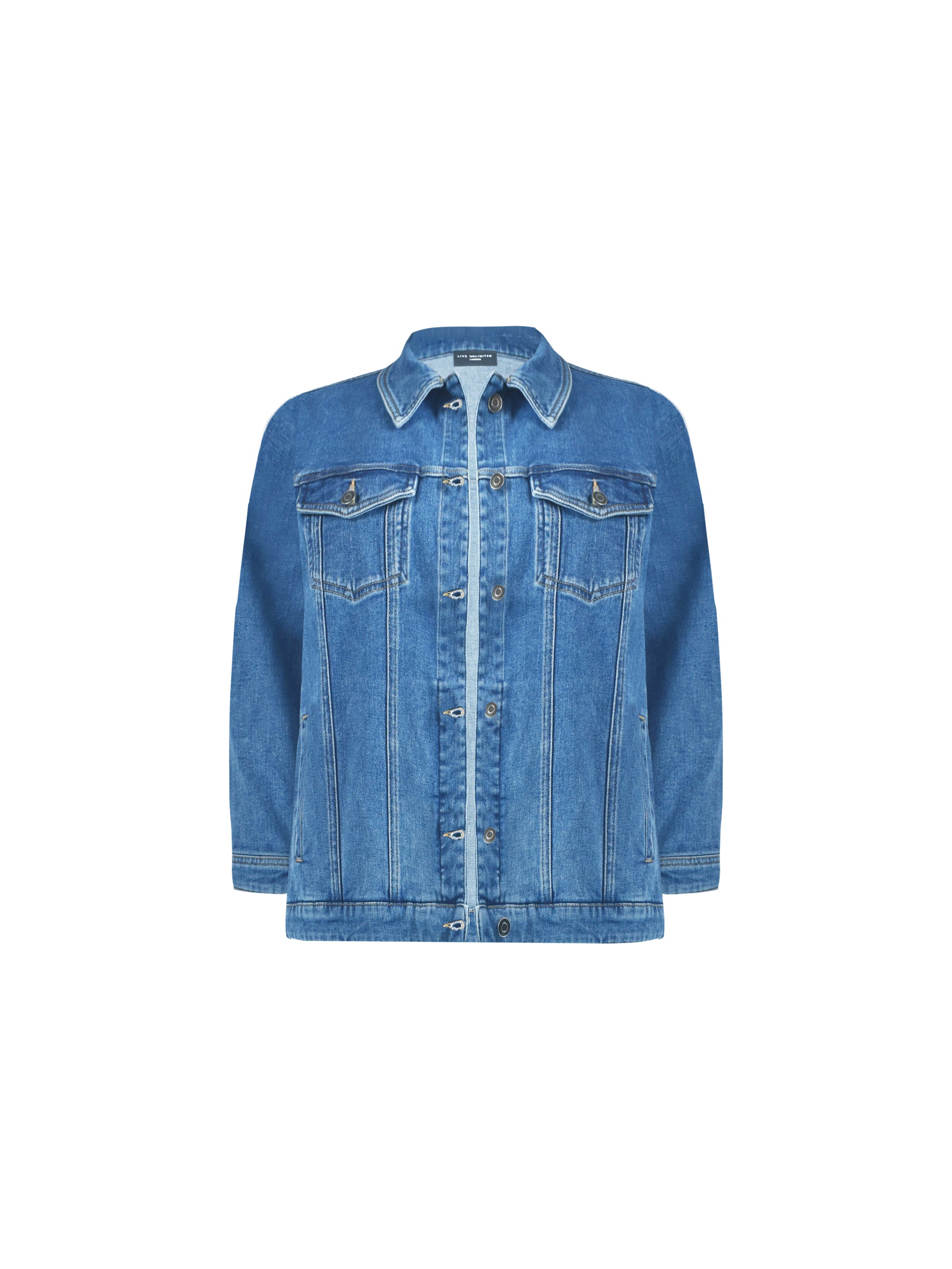 Mid Blue Denim Jacket