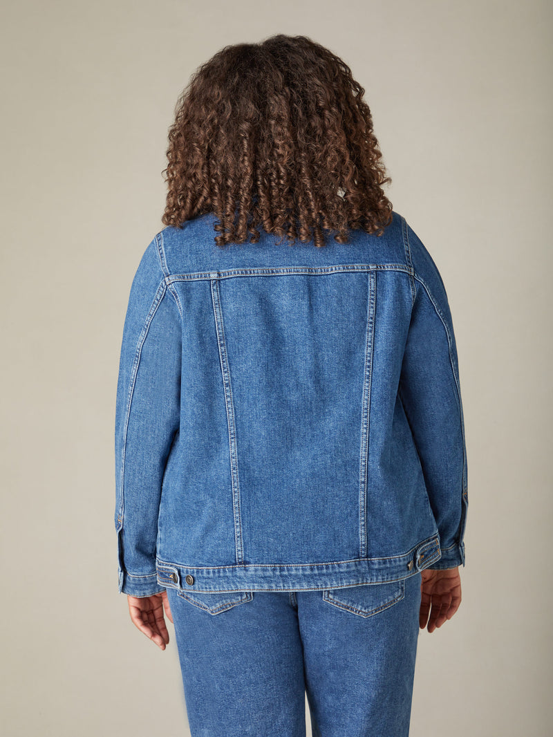 Mid Blue Denim Jacket