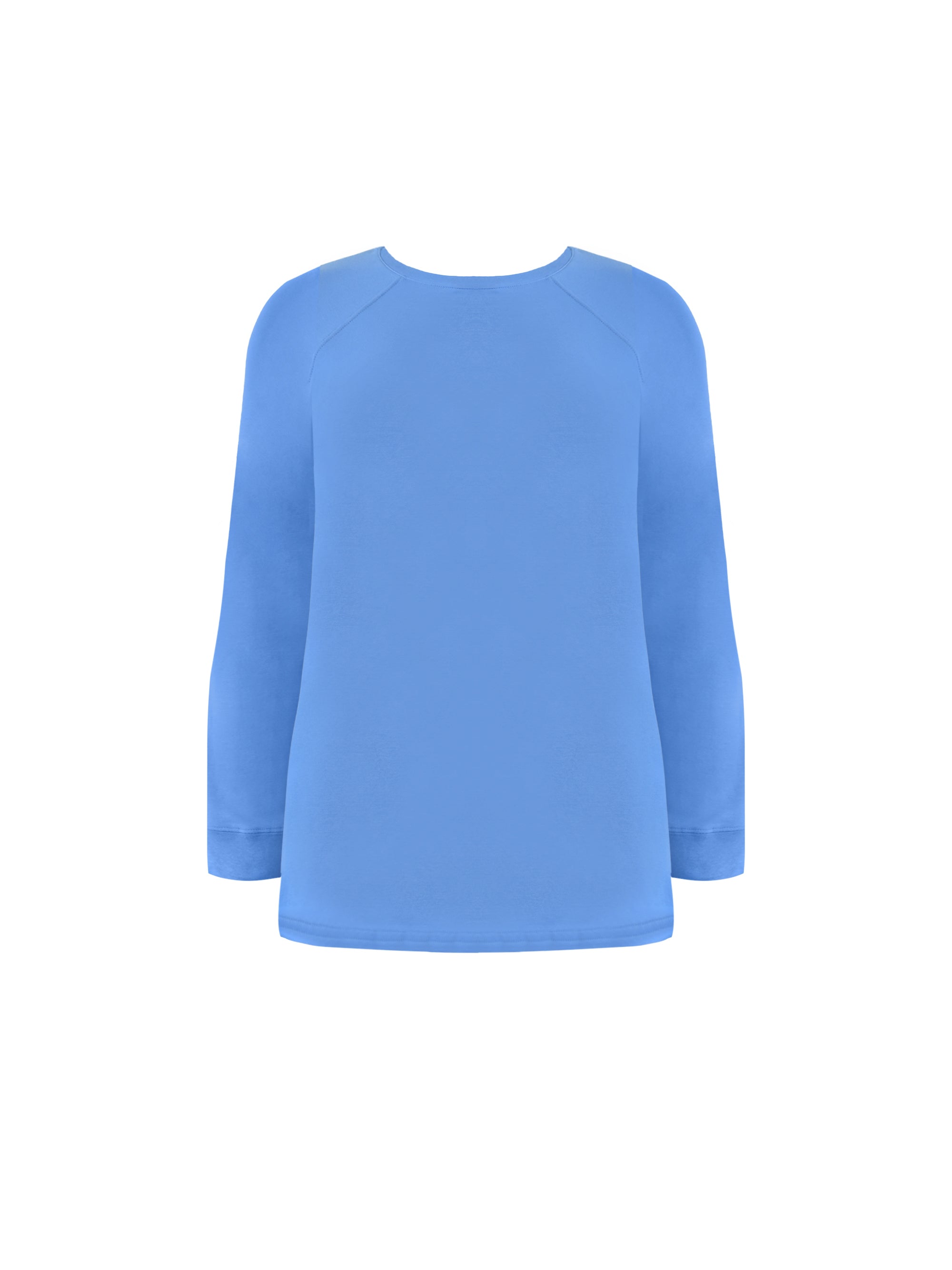 Blue Jersey Relaxed Top