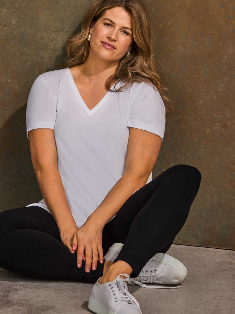 Petite Black Jersey Leggings