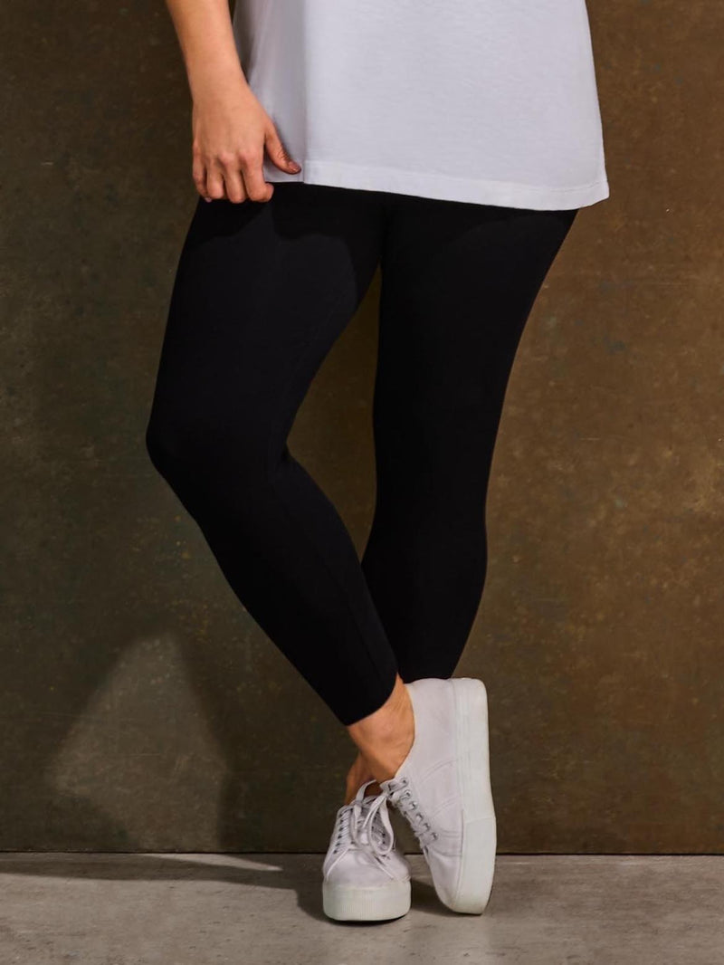 Black Jersey Leggings Essentials