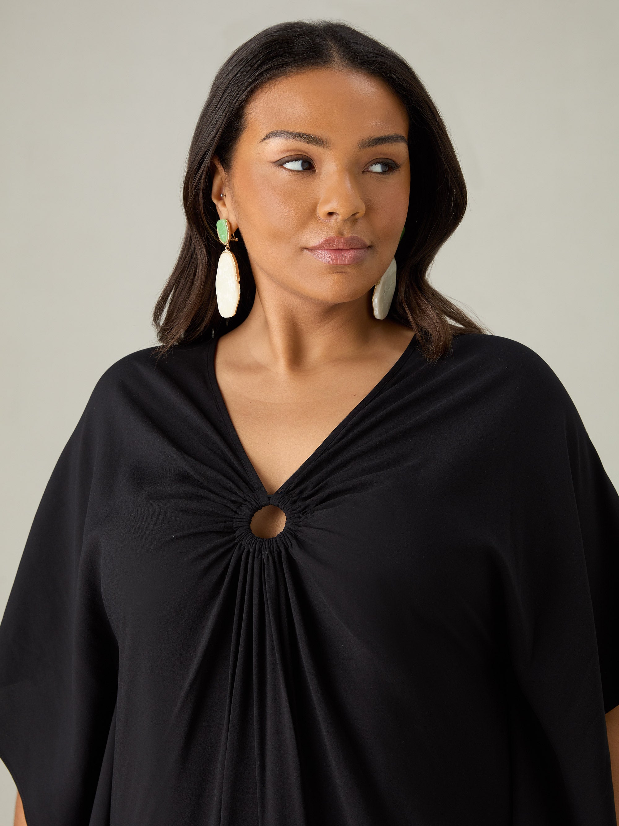 Black Maxi Kaftan Dress