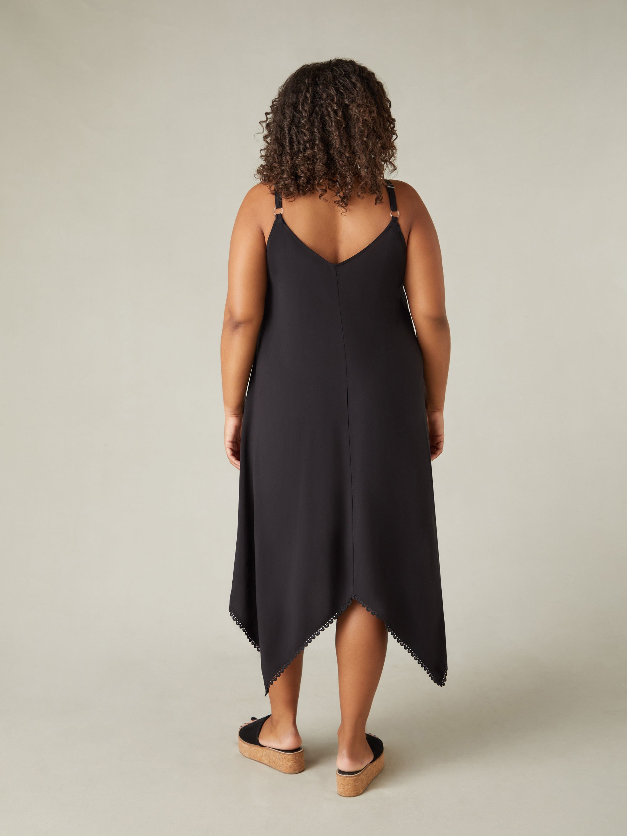 Black Hanky Hem Dress Black Hanky Hem Dress