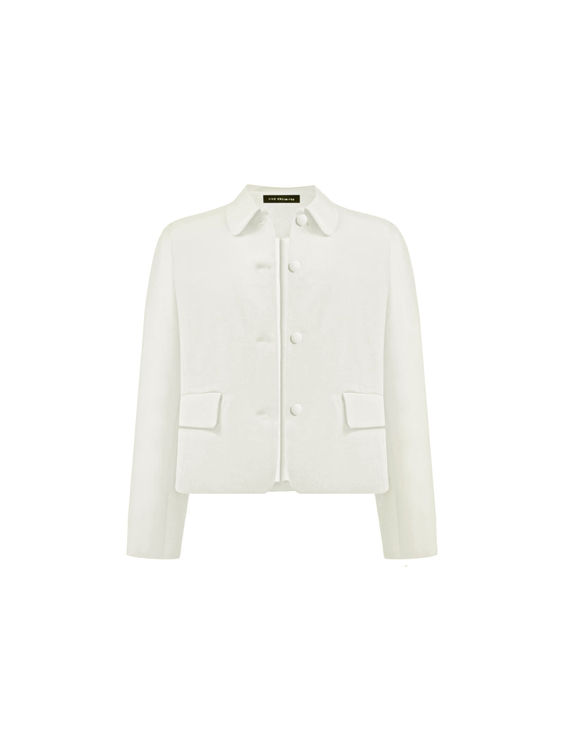 Ivory Short Tailored Jacket
