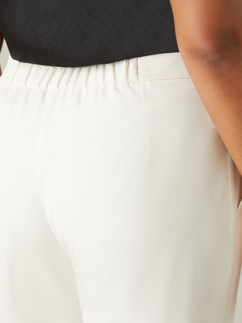 Ivory Tailored Side Split Trouser