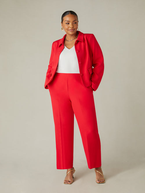 Red Short Tailored Jacket