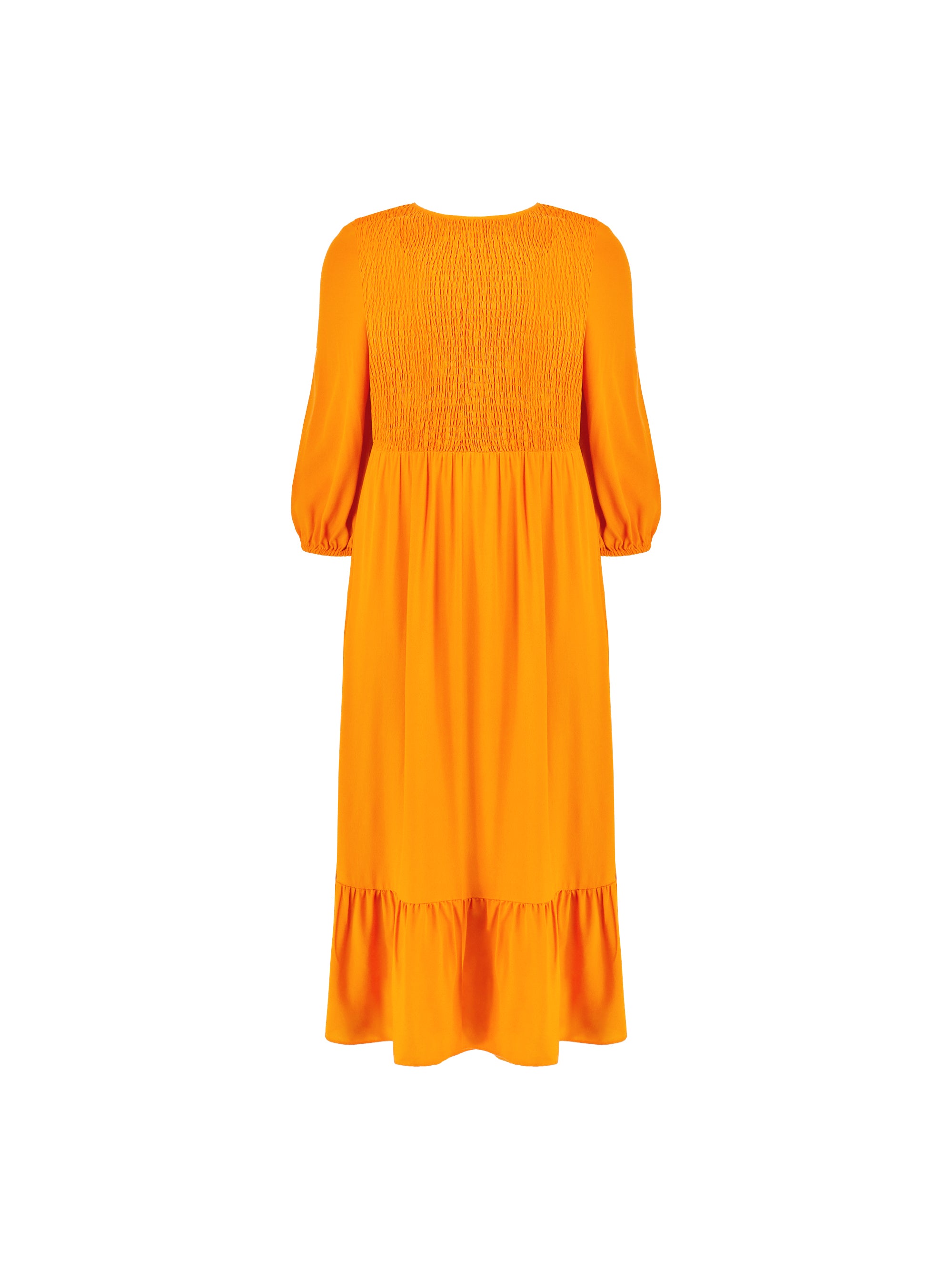 Orange Smock Midi Dress Orange Smock Midi Dress
