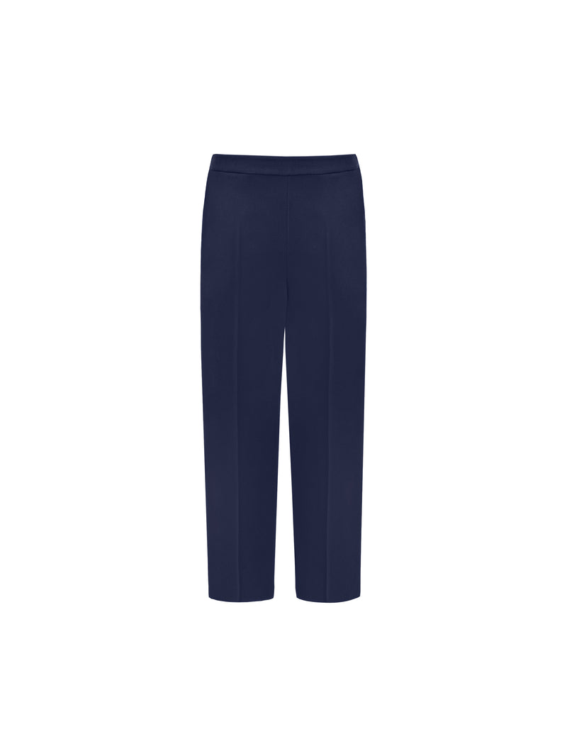 Navy Tailored Side Split Trouser