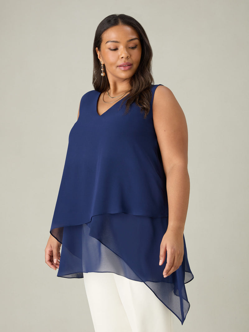 Navy Layered Tunic