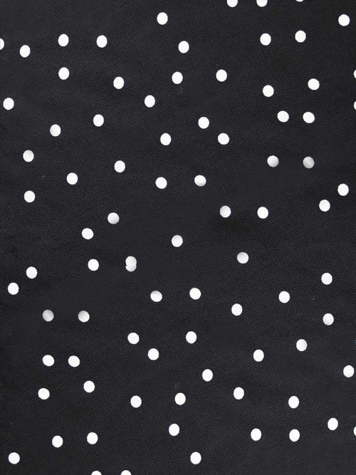 Mono Spot Print Bias Cut Bustier Dress