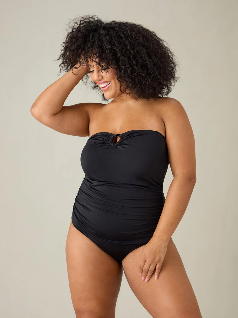 Black Bandeau Swimsuit