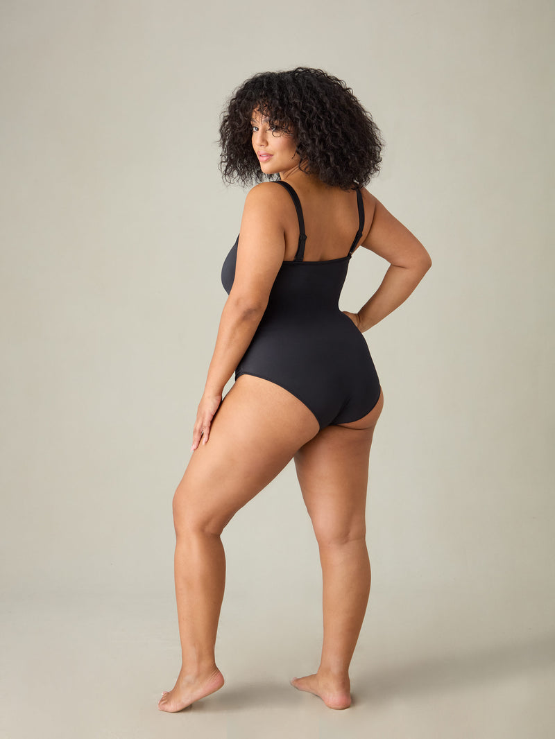 Black Bandeau Swimsuit