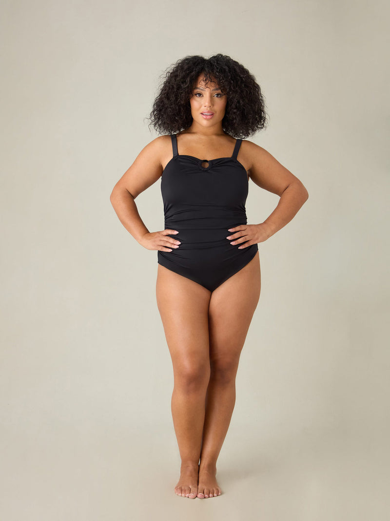 Black Bandeau Swimsuit