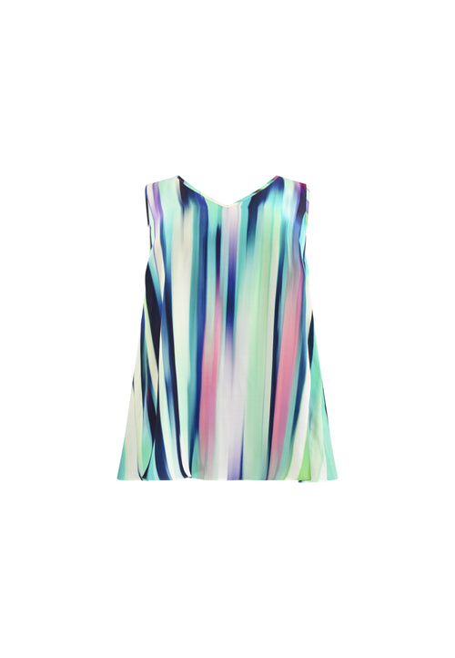 Abstract Print Vest