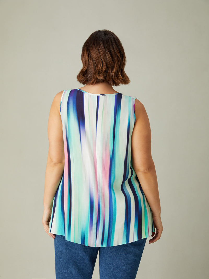 Abstract Print Vest