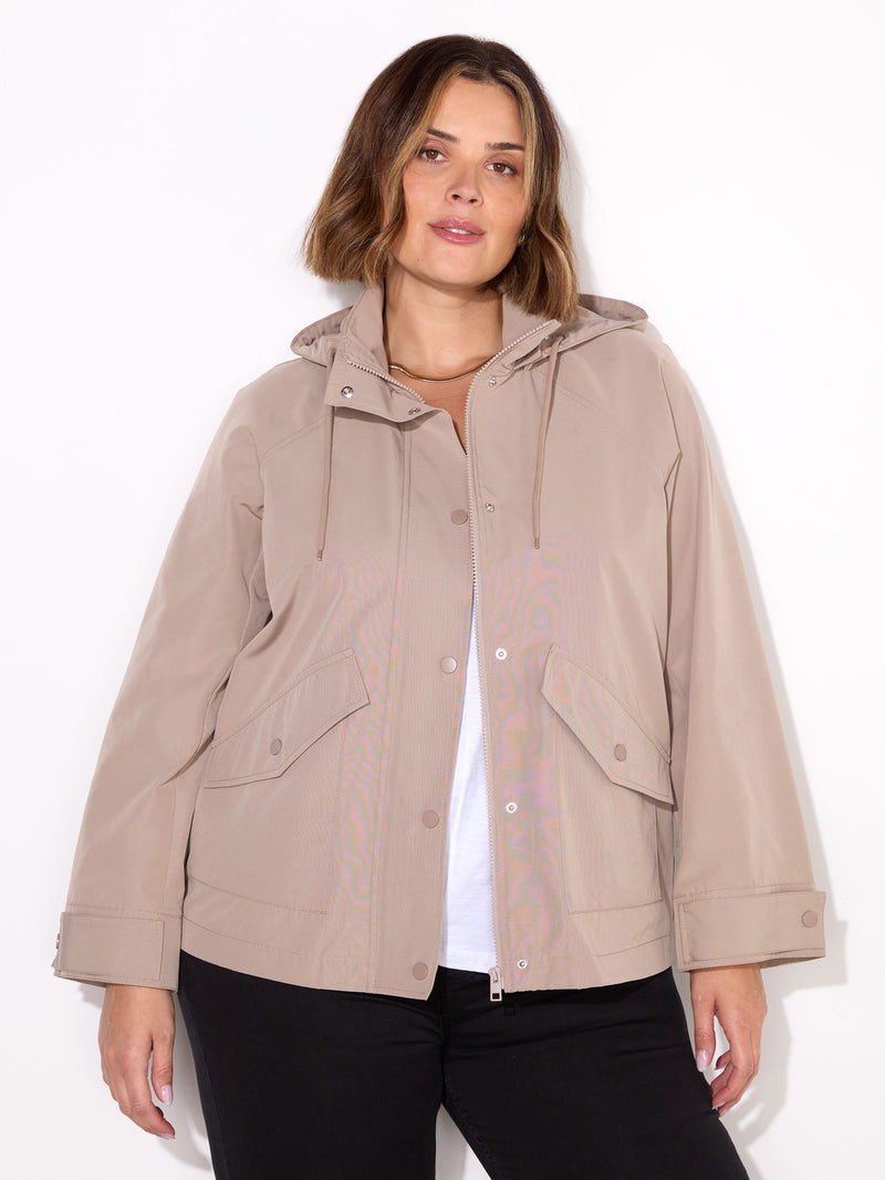 Neutral Raincoat