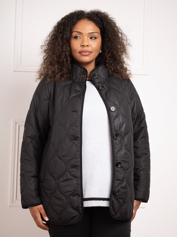 Black Quilted Jacket