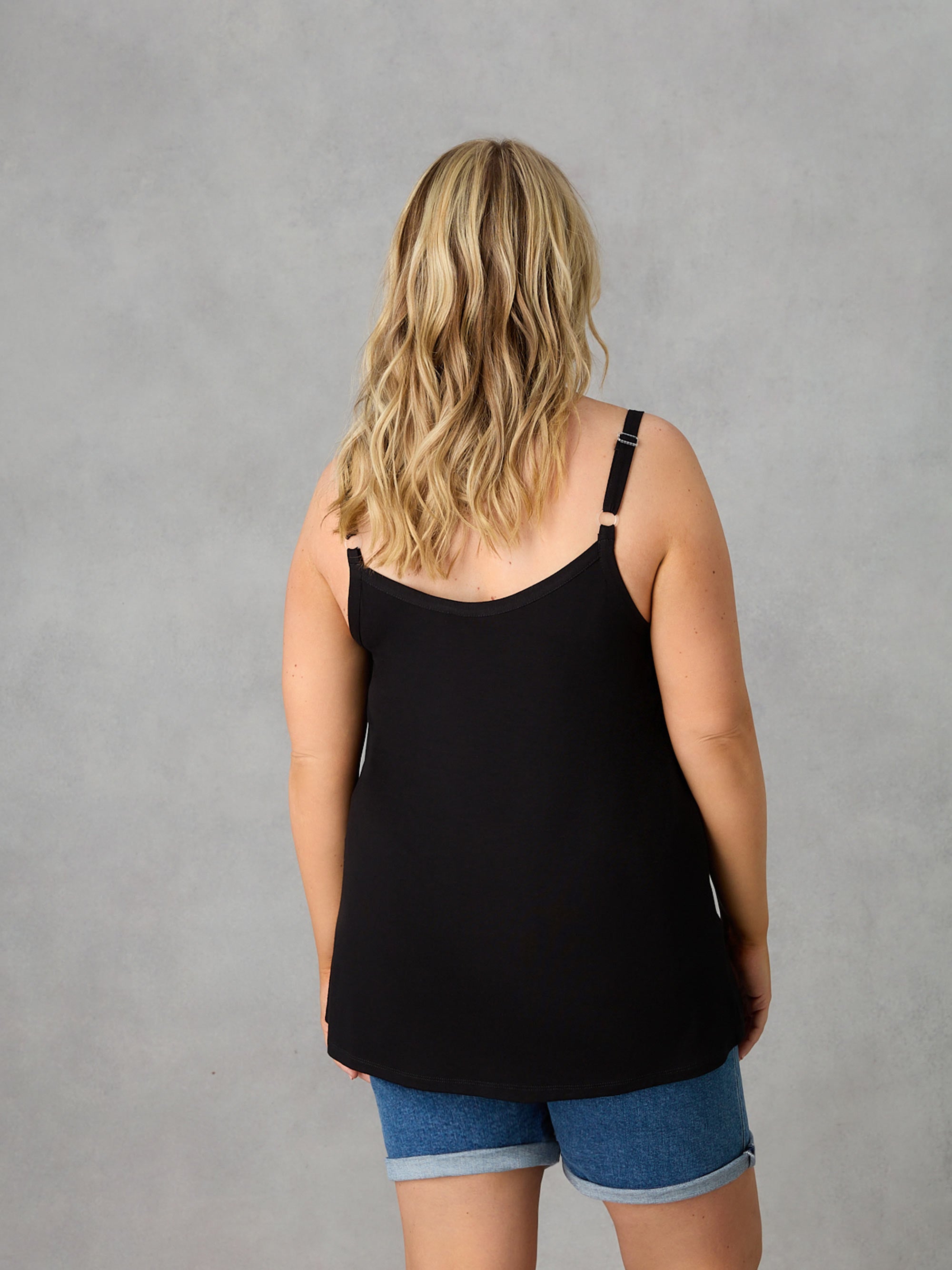 Black Jersey Cami