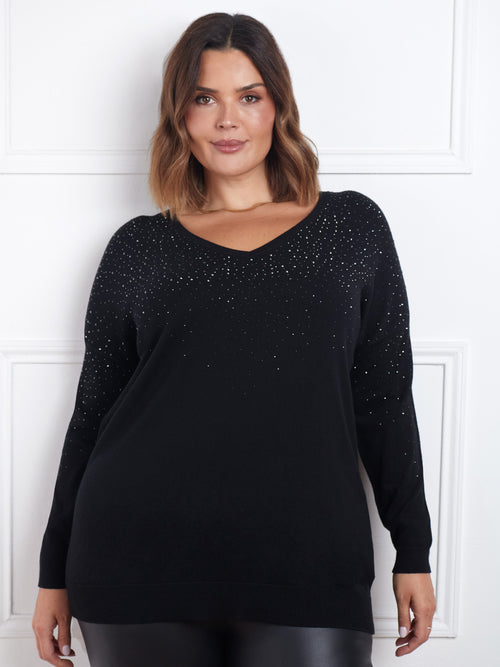 Black Sparkle Jumper