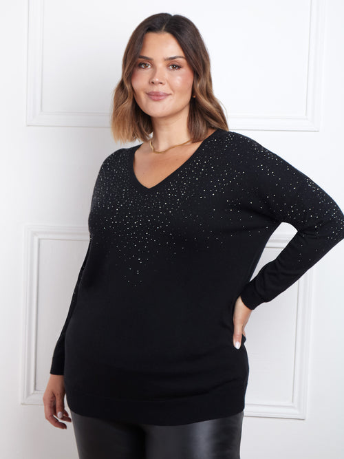 Black Sparkle Jumper